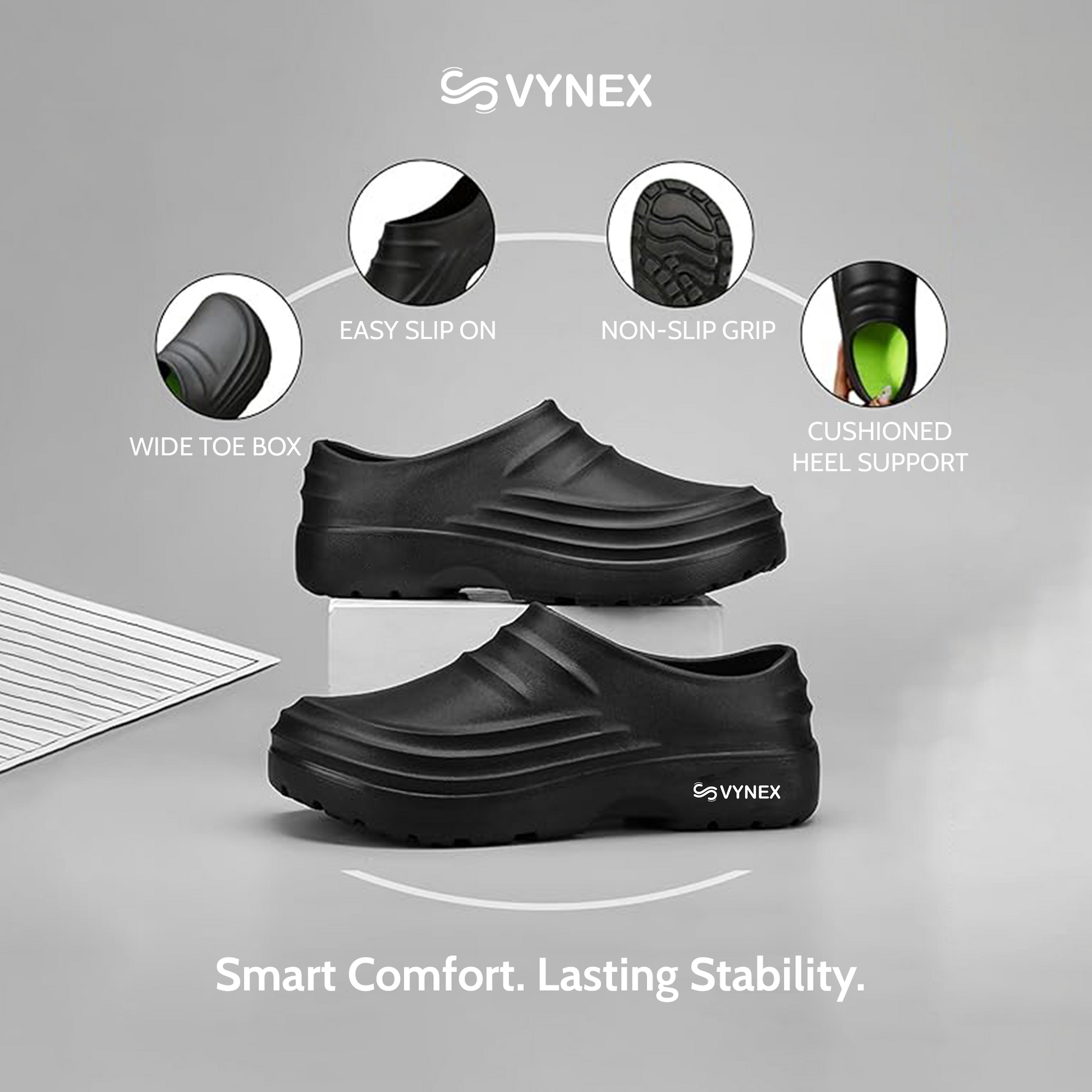 VYNEX™ Ultra-Ventilation Medical Clogs – Professional Orthopedic Comfort